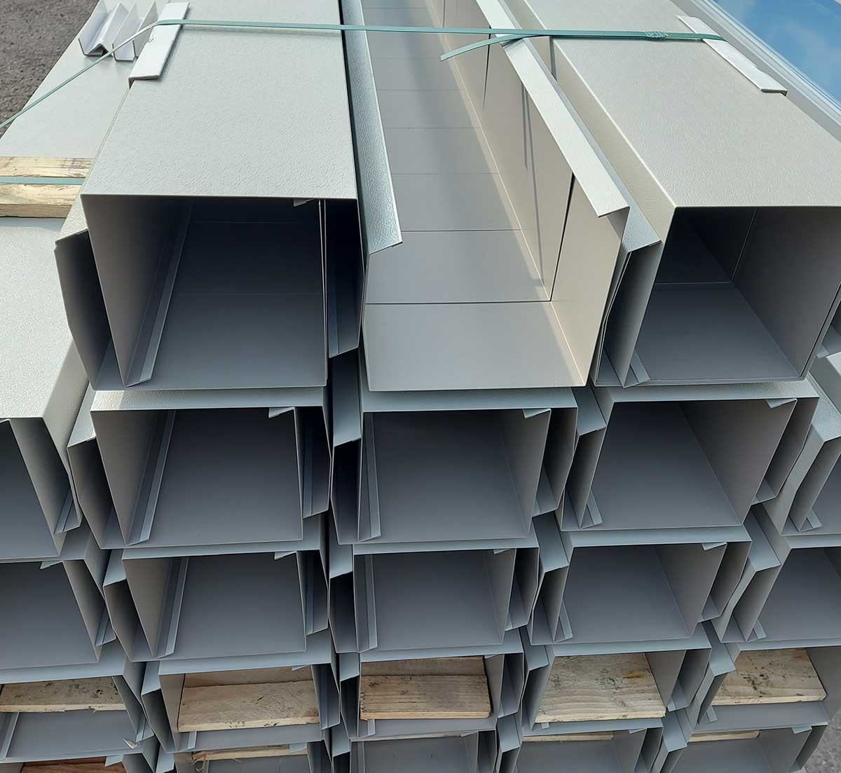 Trimline gutters are ideal for industrial and agricultural buildings Trimline gutters are ideal for industrial and agricultural buildings